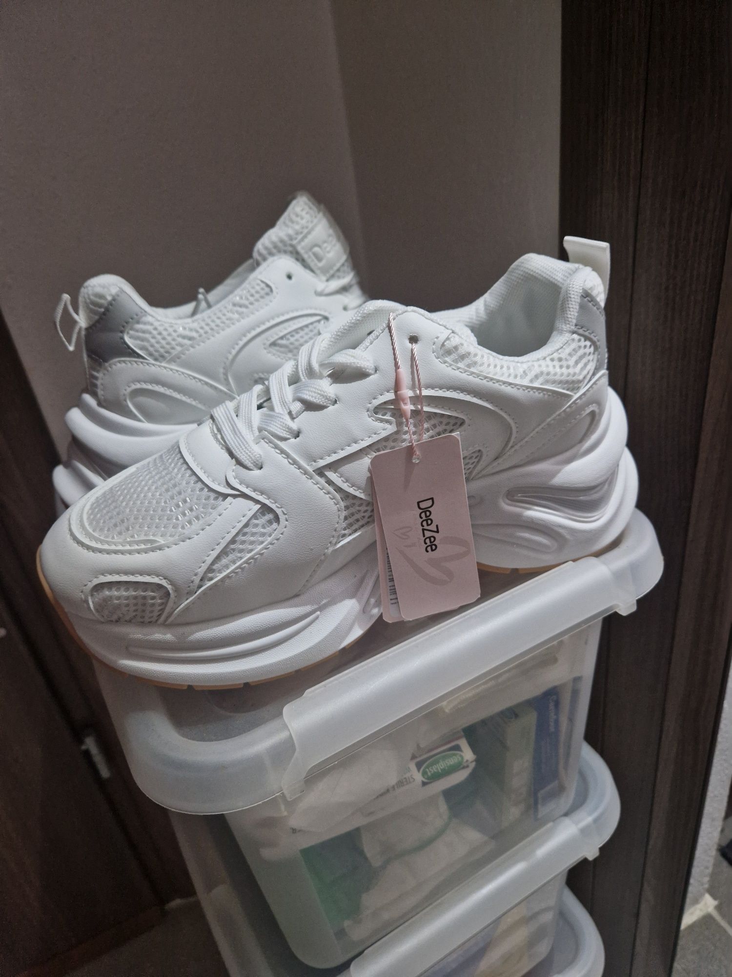 Adidasi DeeZee wss21540 albi nr 39