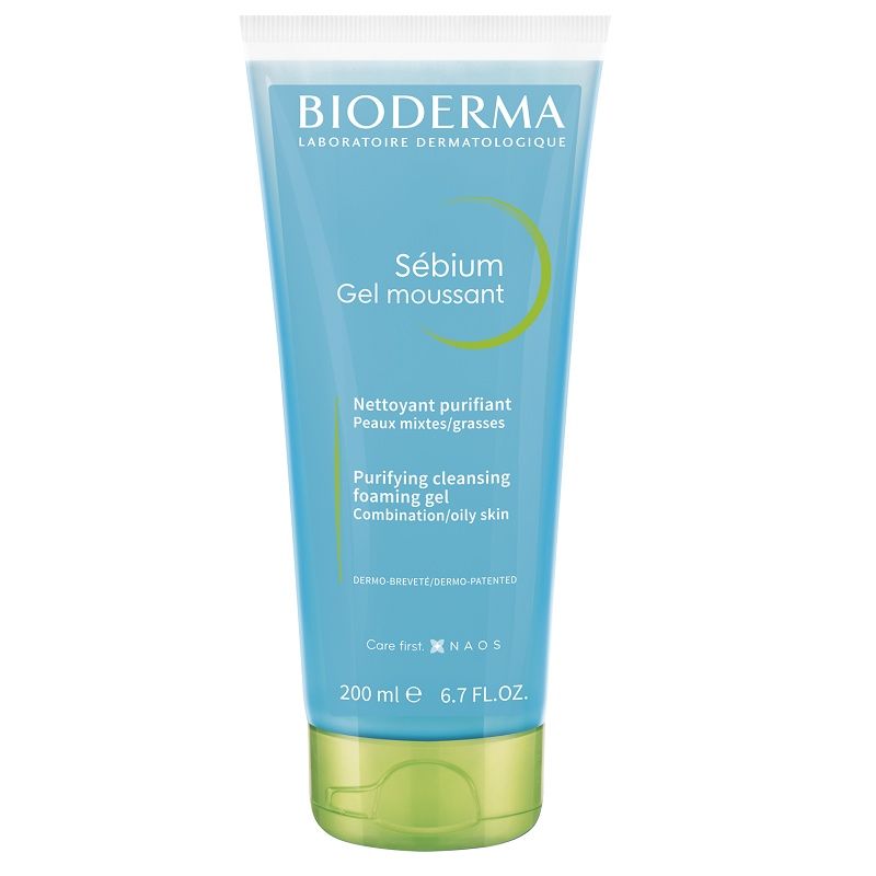 Bioderma Sebium gel spumant purifiant nou 200 ml curatare ten