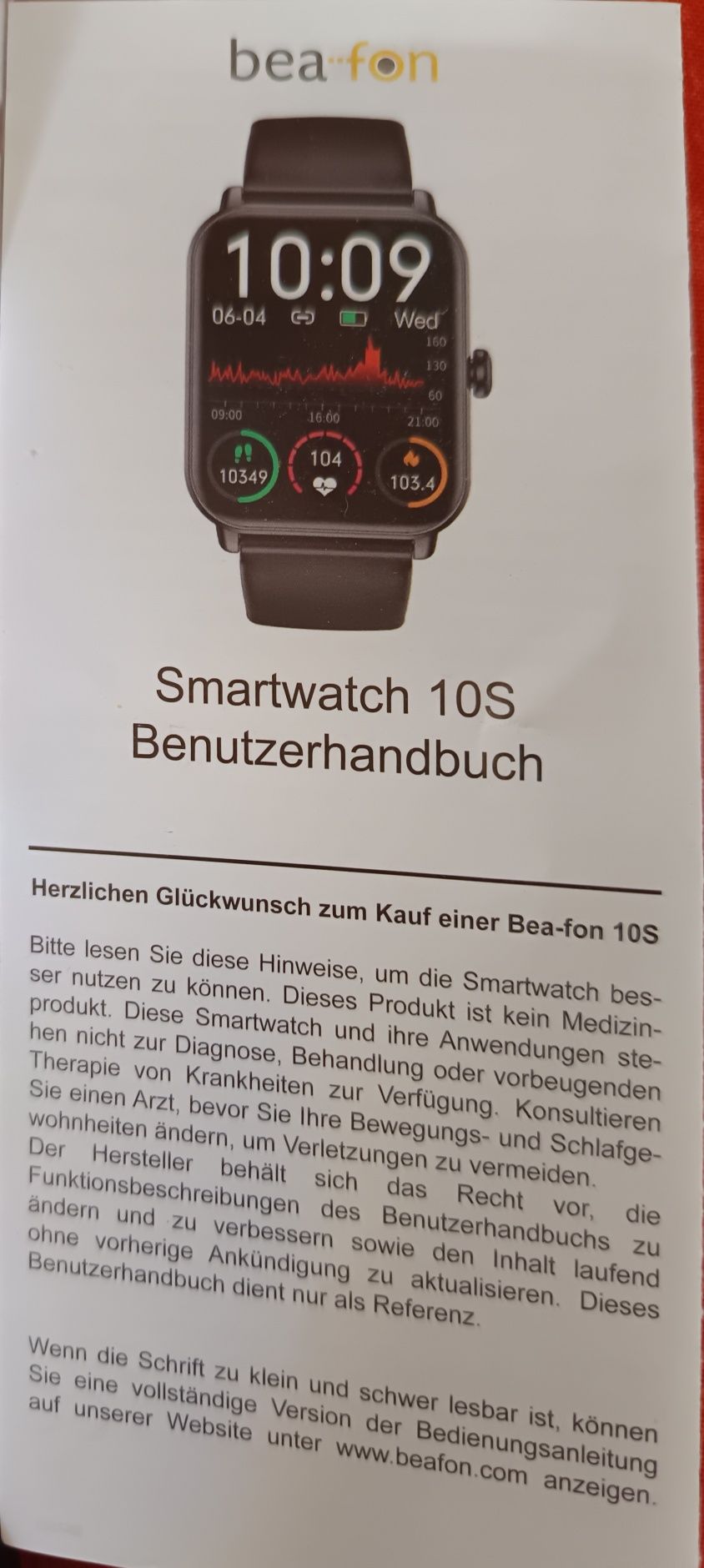 Smartwatch 10s black sport
