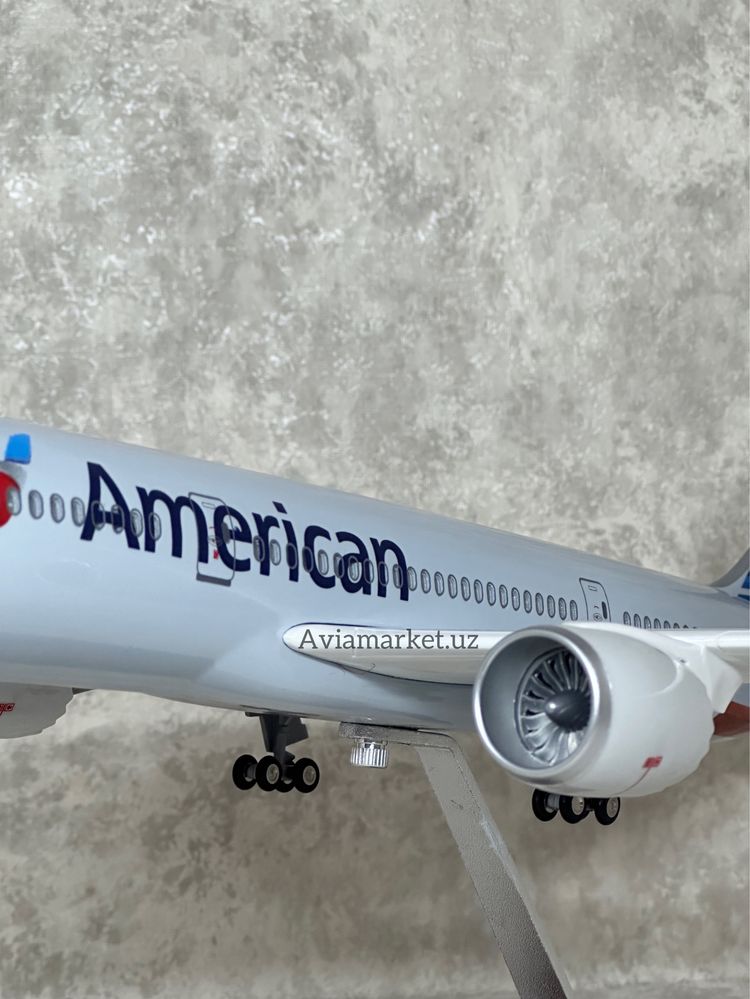 Самолет модель (Boeing 787-8 Dream Liner) American шикарный подарок