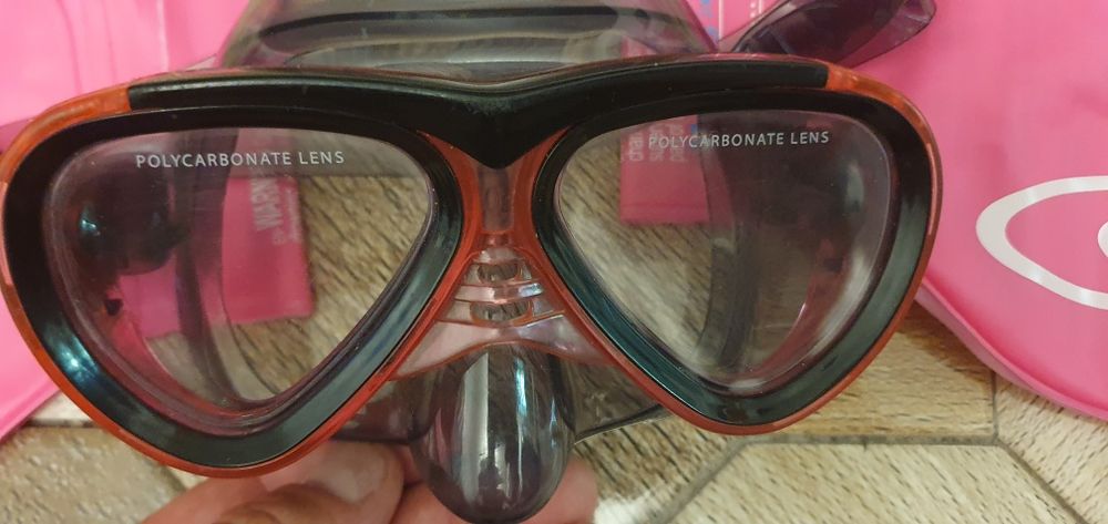 Masca Ochelari scufundari vanatoare Poseidon lentile Policarbonat