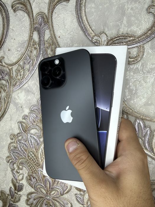 iPhone 16 ProMax 512Gb Natural Black Akk: 100% Kelwamiz