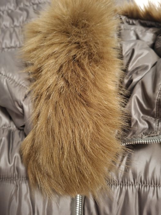 Geaca fâș lunga Mango