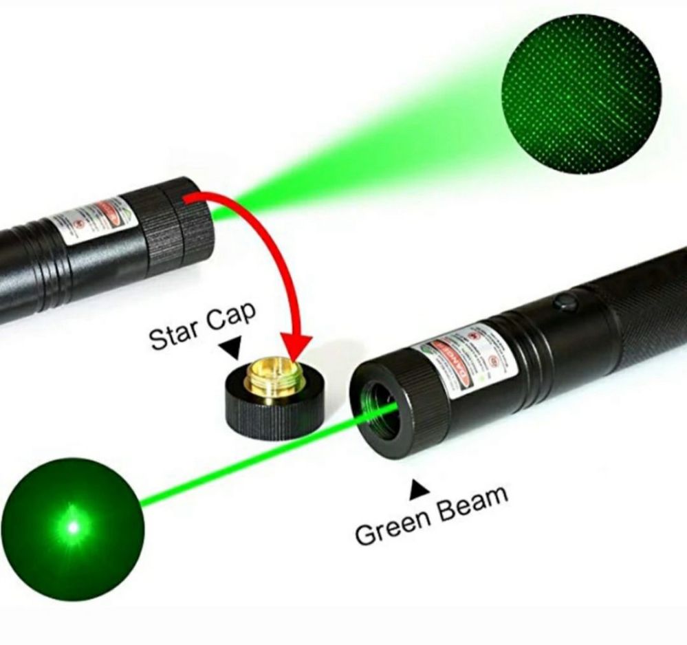 лазерная указка мощная зелёный цвет с аккумулятором