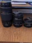 Canon 77d dslr cu 3 obiective