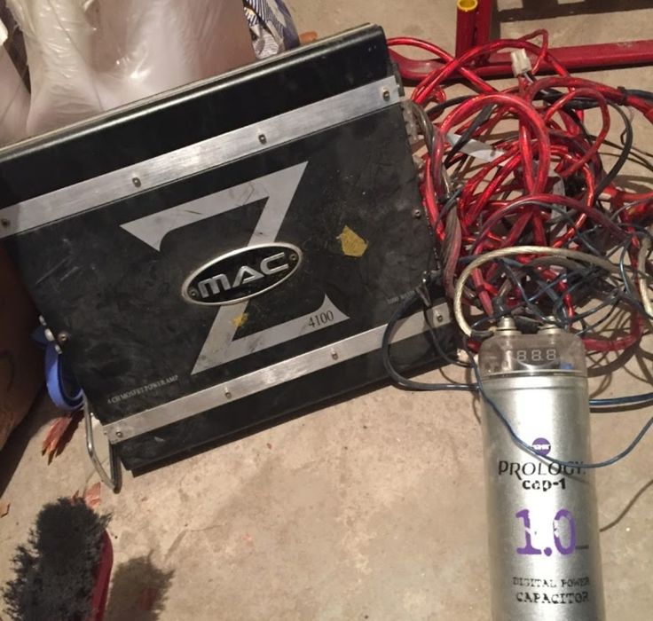 Буфер с усилителем, накопителем и проводами