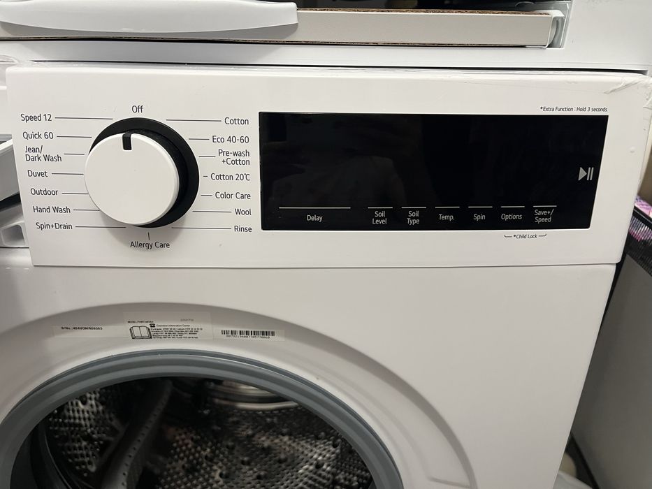 Mașină de spalat LG 9KG utilizată 1 an garantie + factura Emag