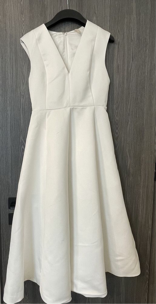 Официална бяла рокля Y.A.S