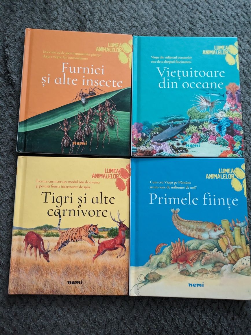 Cărți copii LUMEA ANIMALELOR Editura Nemi