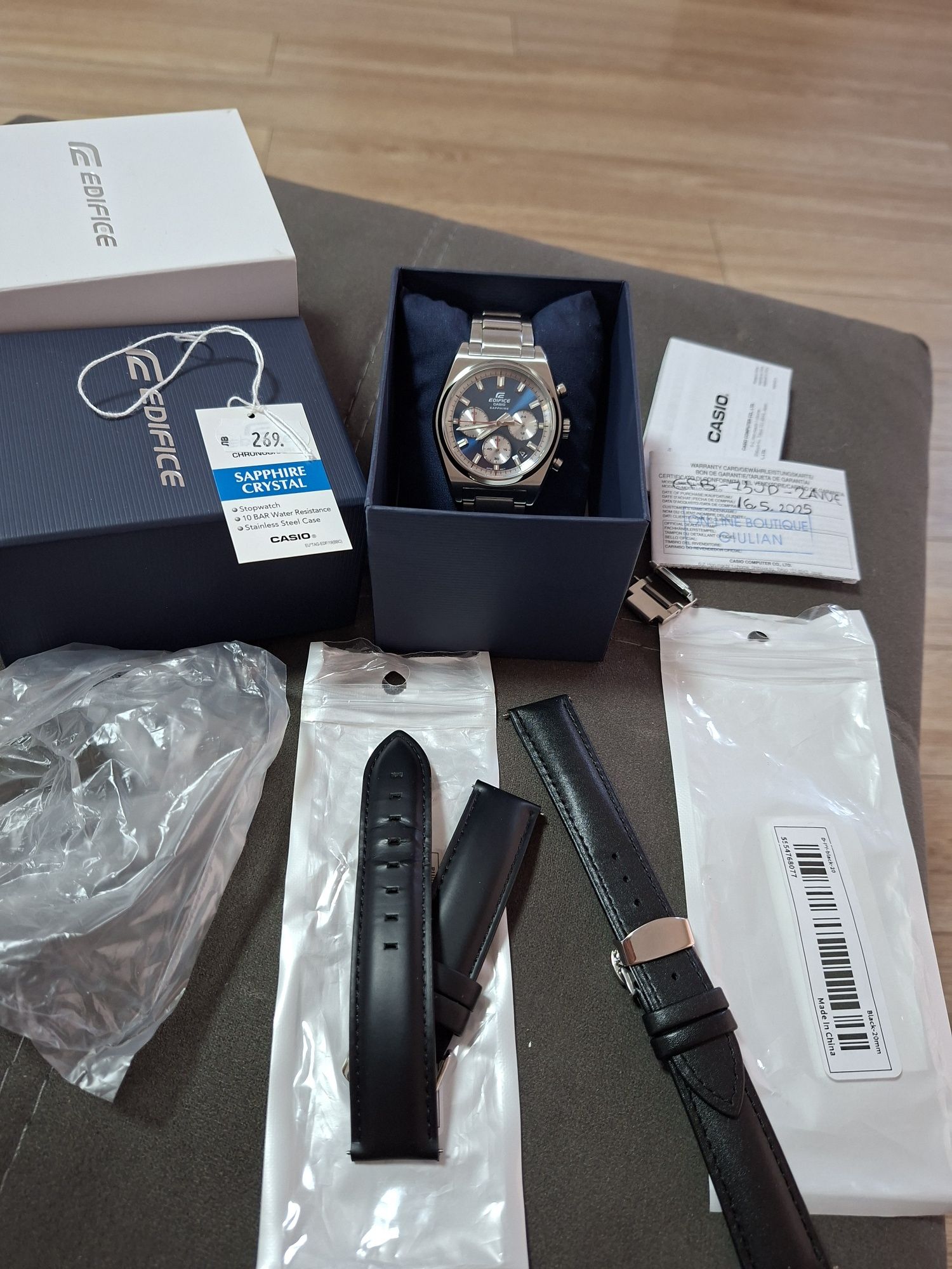 Casio edifice 730d sapphire glass