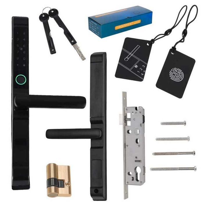 Смарт брава за врата с код, тъч скрийн и приложение