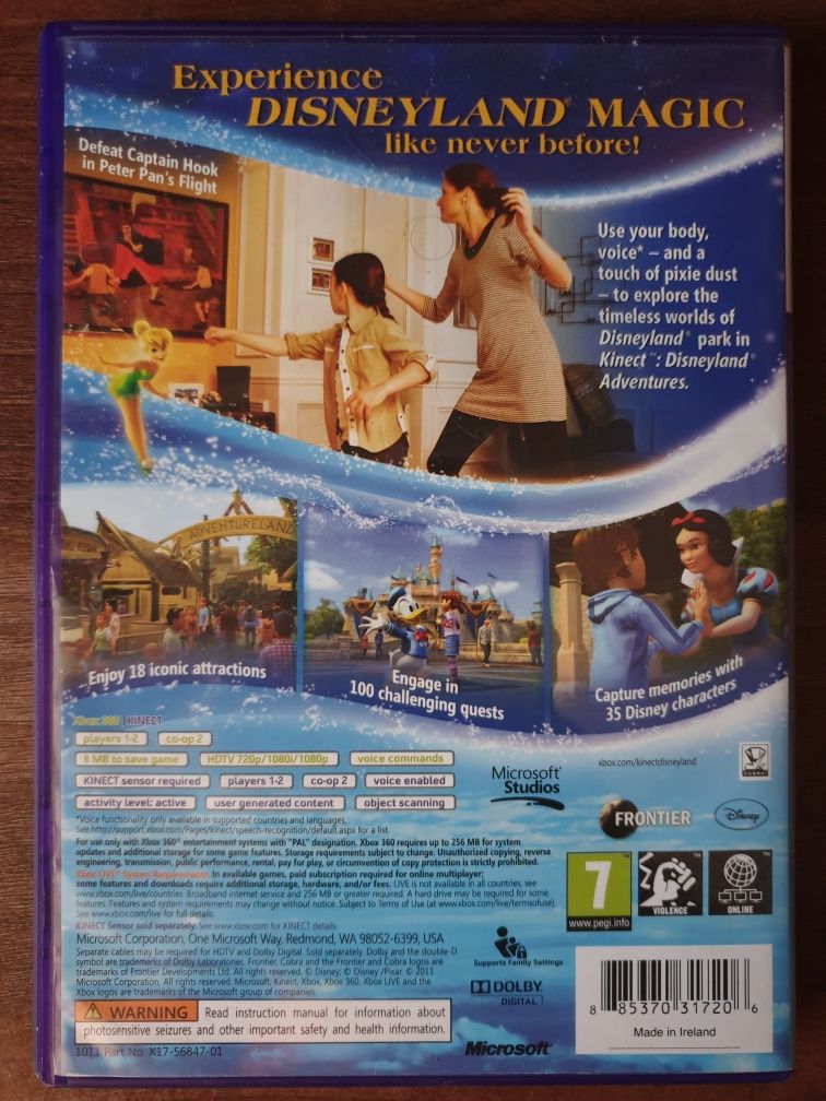 Kinect Disneyland Adventures Xbox 360