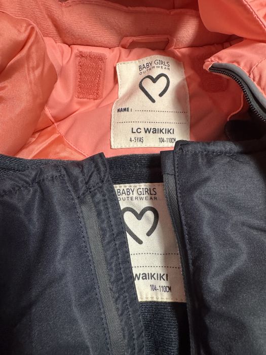 Set iarna fete, marimea 104-110