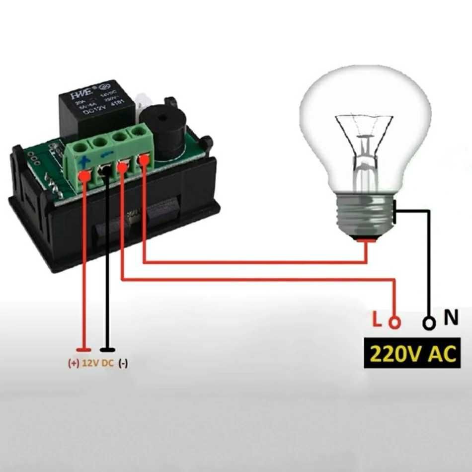 TERMOSTAT electronic DIGITAL CONTROLER temperatura CU SONDA releu 12V