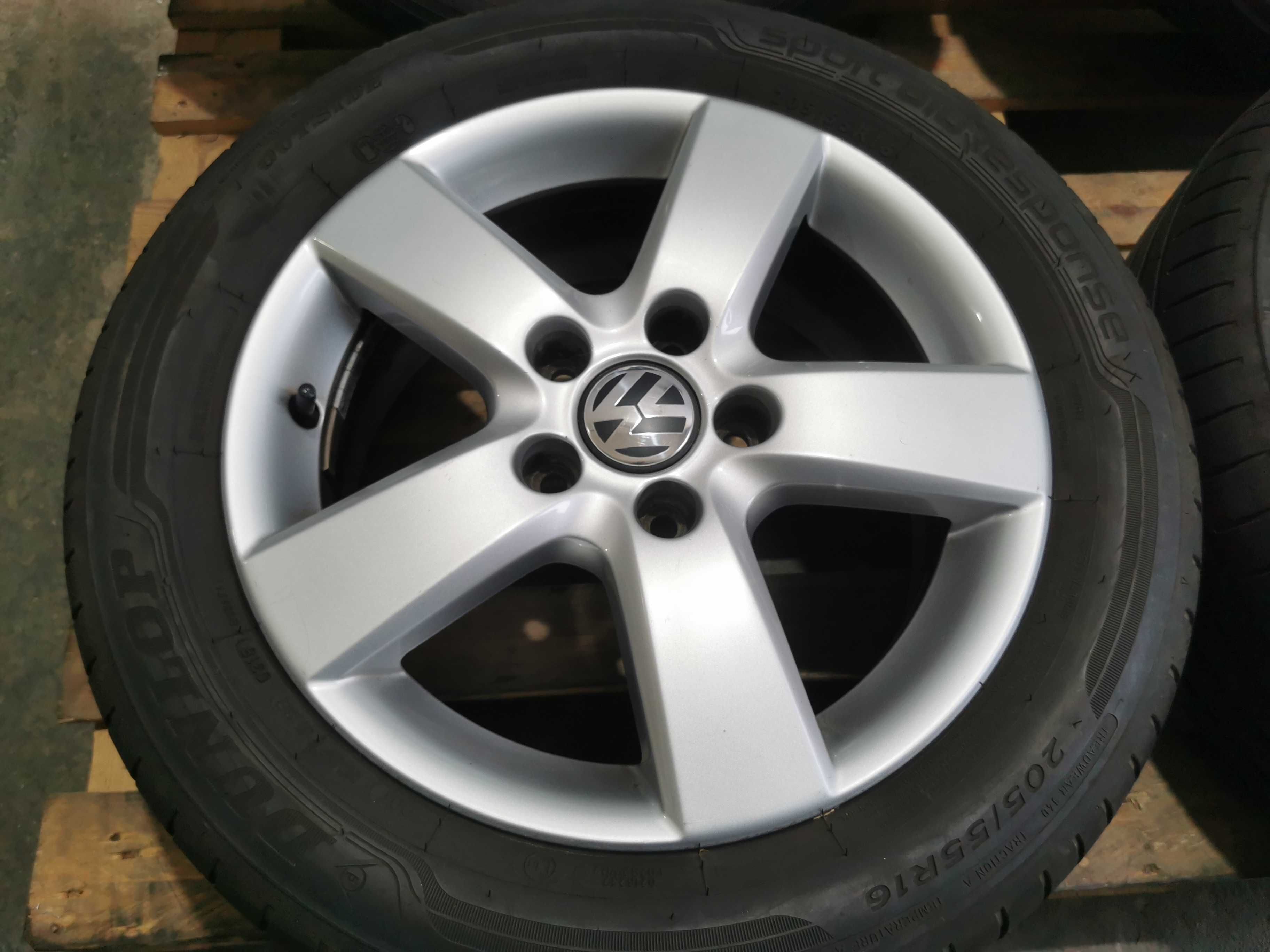 Jante Originale Vw Golf 5 / 6 / 7 R 16 cu anvelope de vara