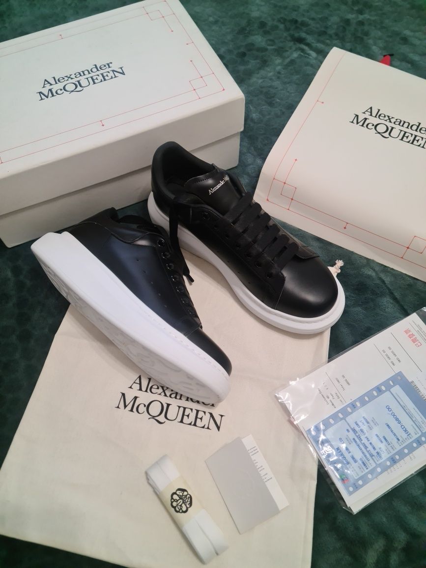 Adidasi Alexander Mcqueen - piele naturala premium/full pack/ size 44