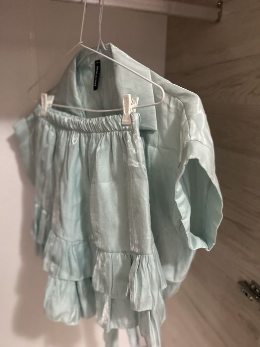 Дамски комплект в бебешко синьо