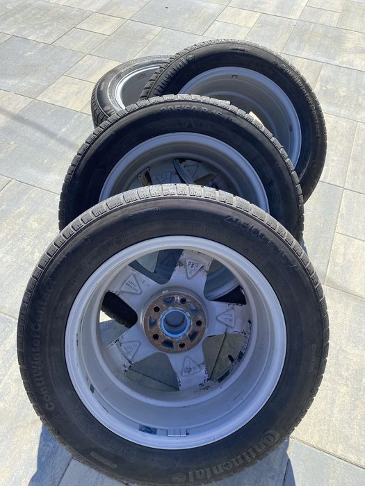 Set jante Borbet + anvelope iarna Continental