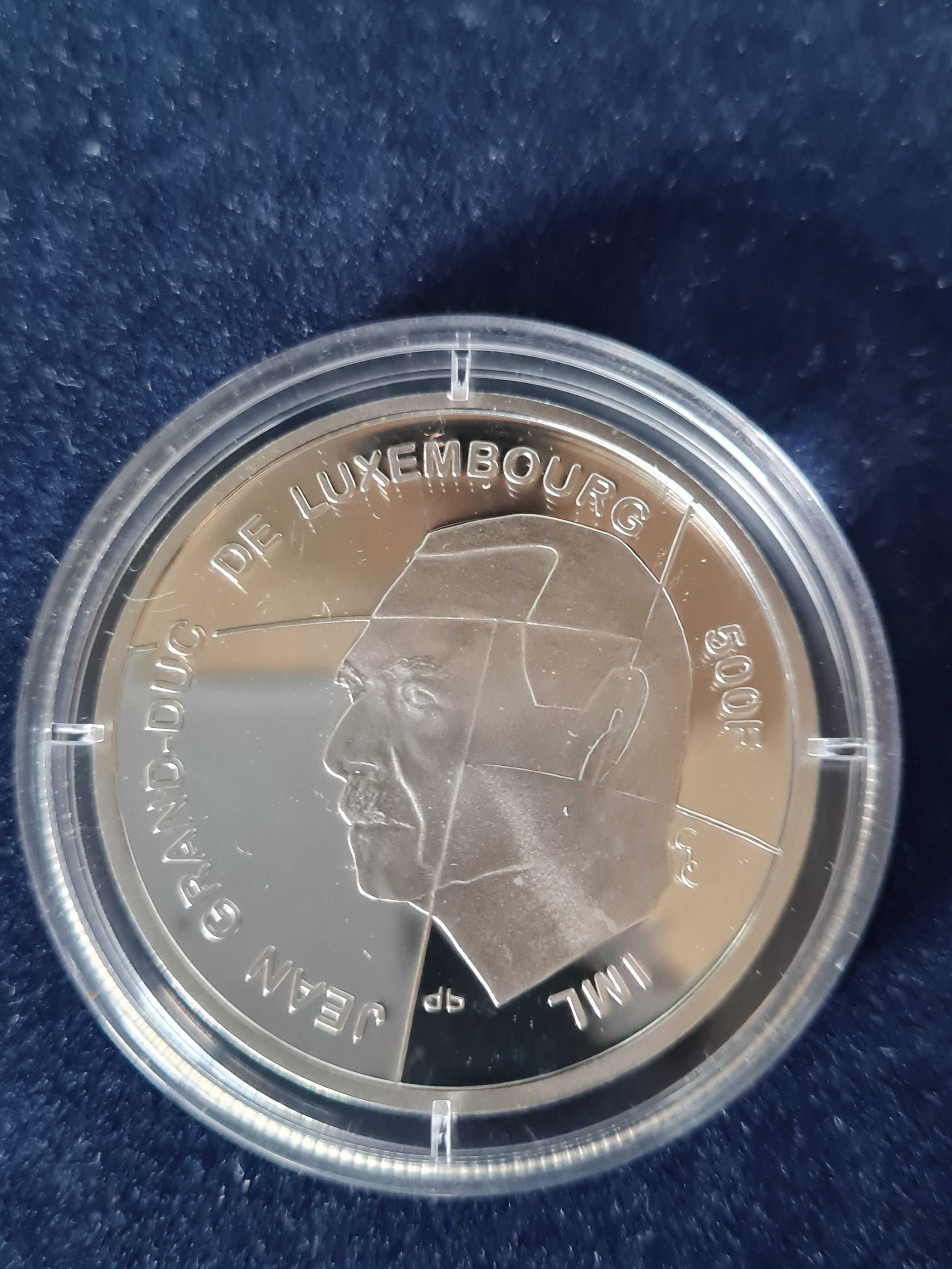 Сребърна монета 500 франка 1998 г.