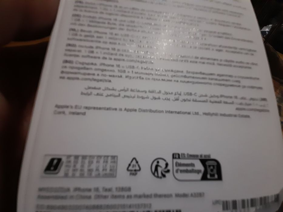 iPhone 16 , Teal , 128 GB , NOU