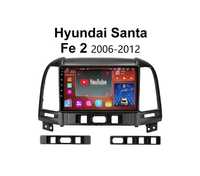 Navigatie GPS Android 13 Hyundai Santa Fe 2 - QLed,Wi-FI,DSP,CarPlay