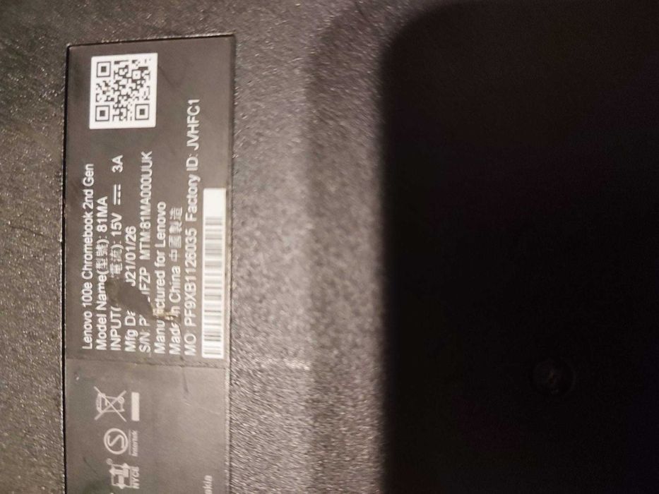 Laptop  Lenovo Chromebook 11.6"