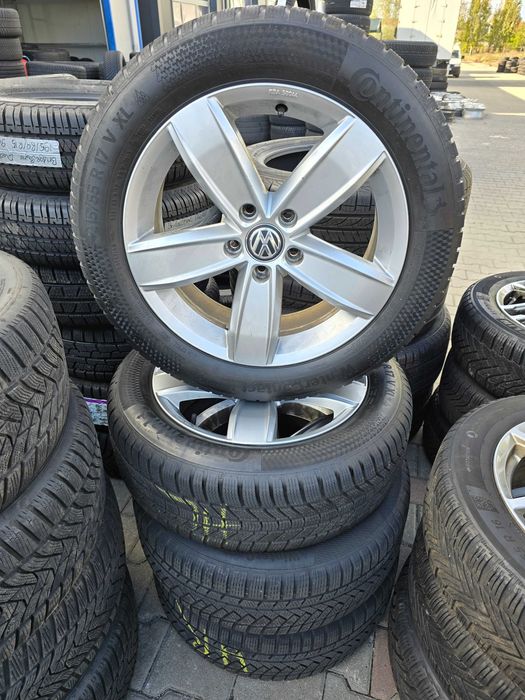 Jante Volkswagen Passat Anvelope Continental Iarna 215 55 R17