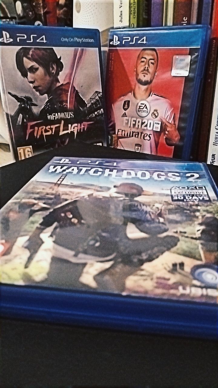 Jocuri PS4 Spiderman,Watchdogs 2, First light