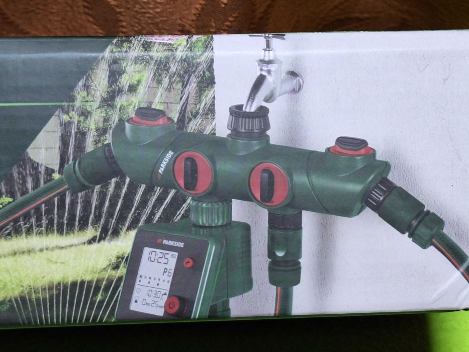 Dispersor in 4 canale - robinet pentru gradina