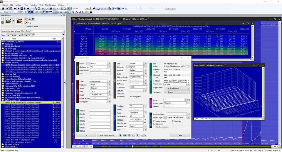 Colaboratori Modificare Harti Stage 1 WinOls ECM