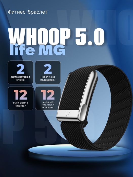 Whoop 5 Life 1 yillik obunali YANGI