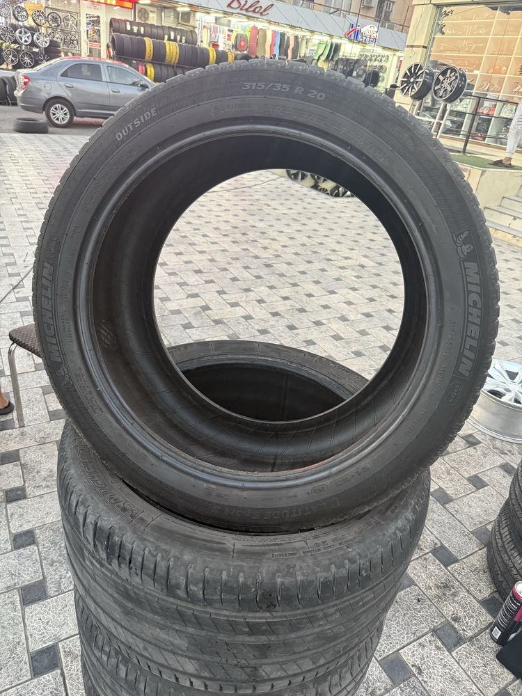 Michelin oldi 275”40”20 orqa 315”35”20 xolati ortacha mers Bmw laga