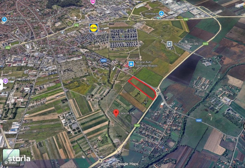 De vanzare teren intravilan 49900 mp pe Str Lanii