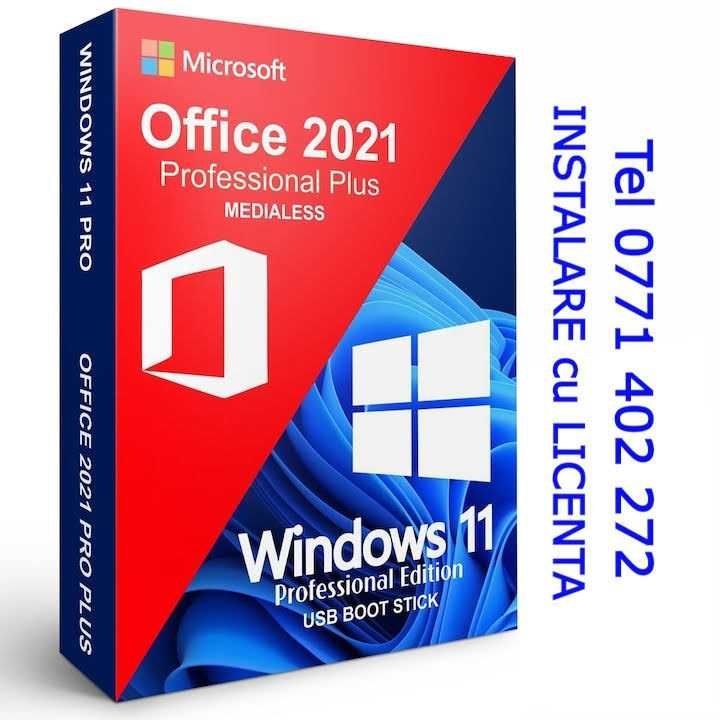 Instalare WINDOWS 11*10 Imprimanta OFFICE 21 la domiciliul clientului