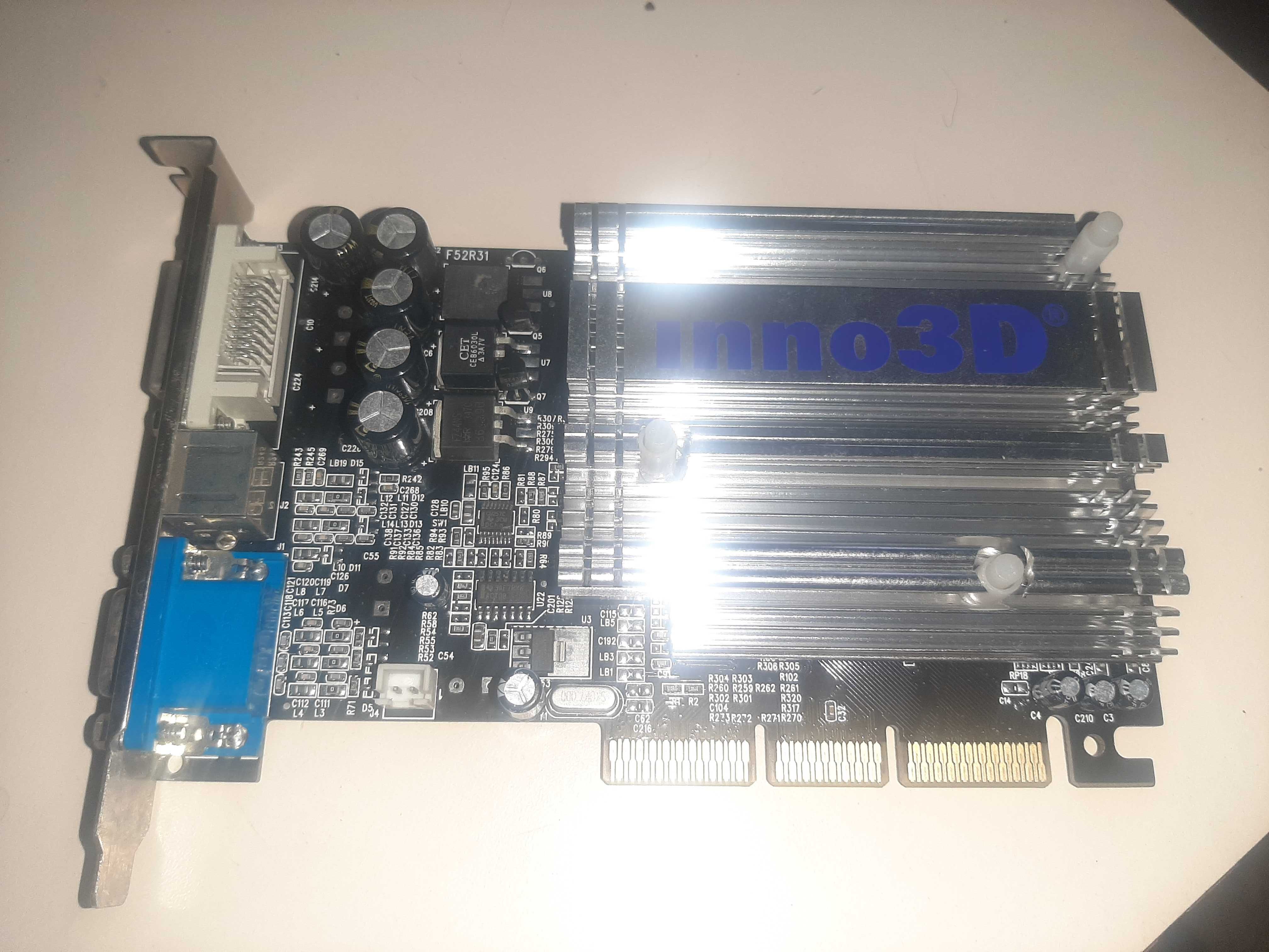 Видеокарта Inno3D MX(4000)8x-64bit DVI+TV DDR 128MB