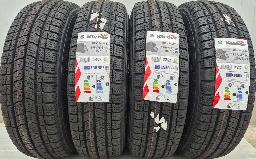 195/75 R16C, 107R, KLEBER [By Michelin], Anvelope de iarna M+S