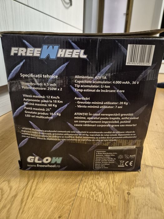 Hoverbord freeWheel Glow