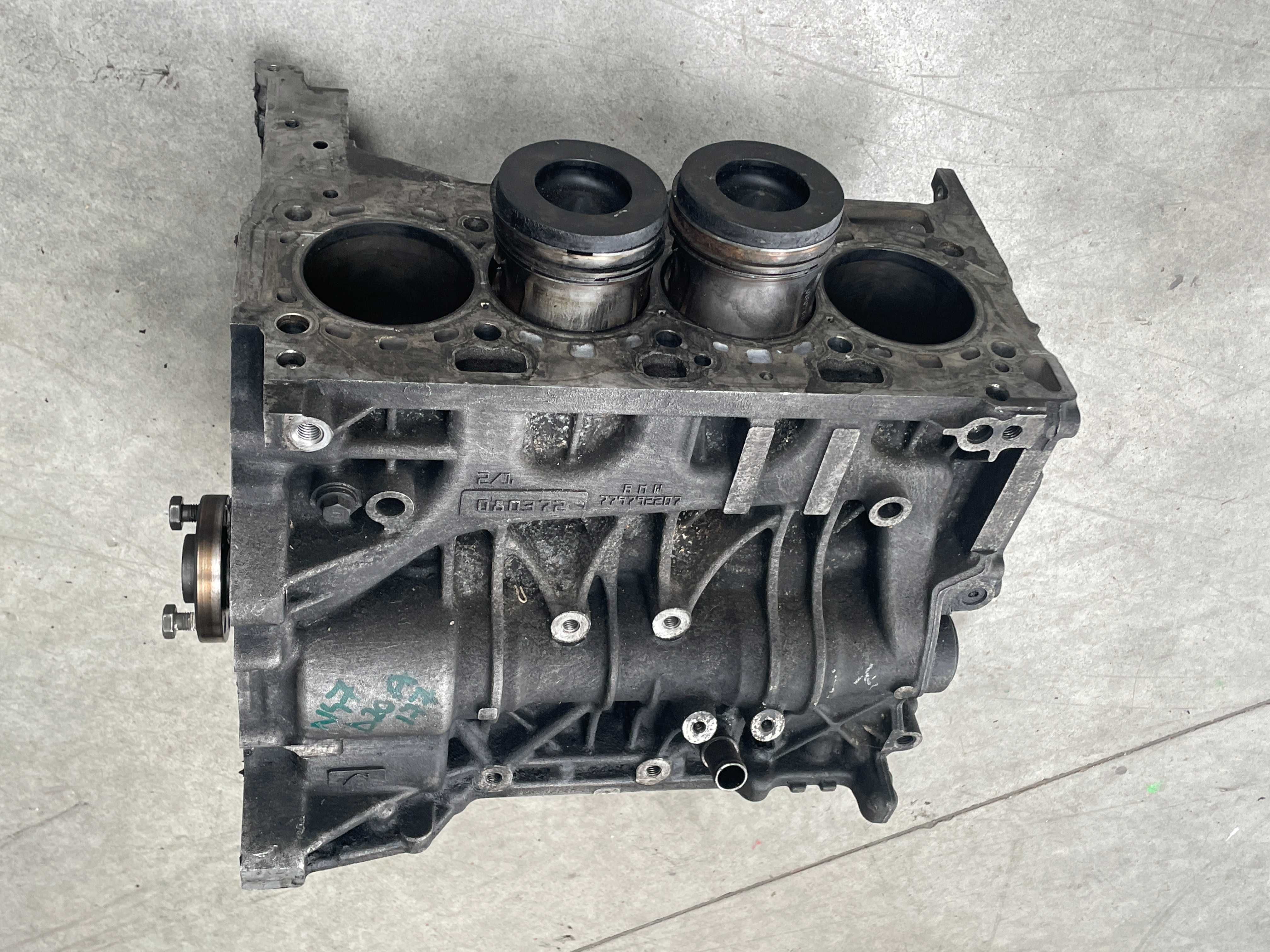 Bloc motor + arbore defect Bmw N47D20A