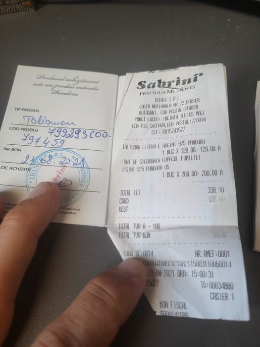 Brățară Pandora cu 2 talismane