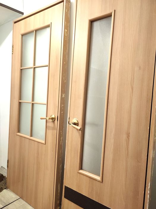 Срочно Двери межкомнатные 80 и 60 см коробки обналичка комплект