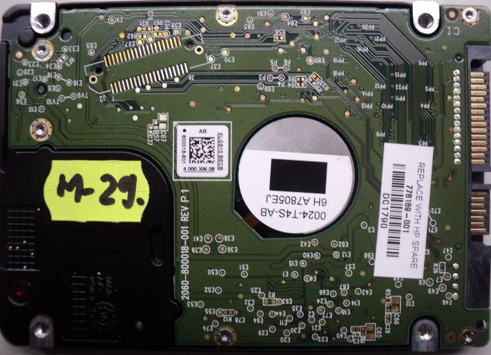 Hard Disk-HDD Sata 2,5" HDD-500 Gb Western-BLACK WDC WD5000LPLX-60ZNTT