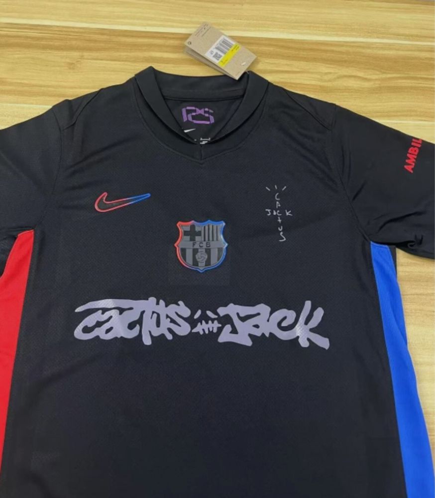 tricou Nike  Barcelona x Travis Scott away