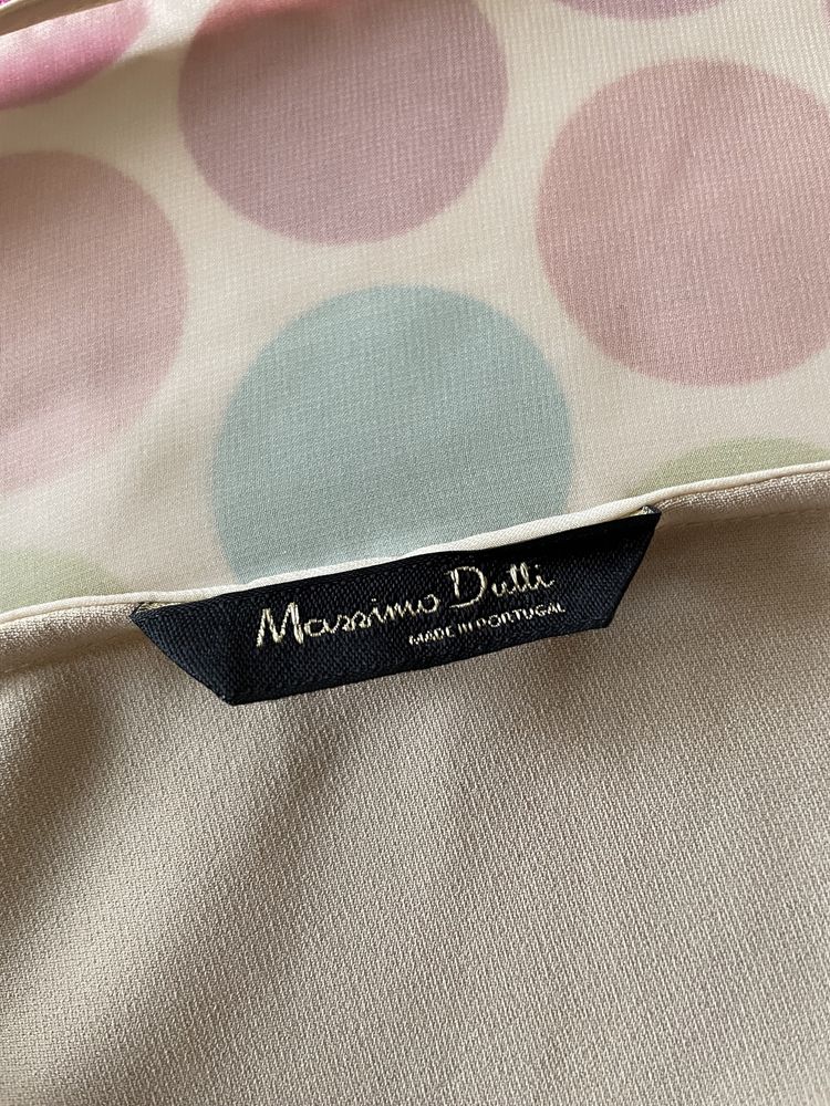 Бежова рокля Massimo Dutti 40