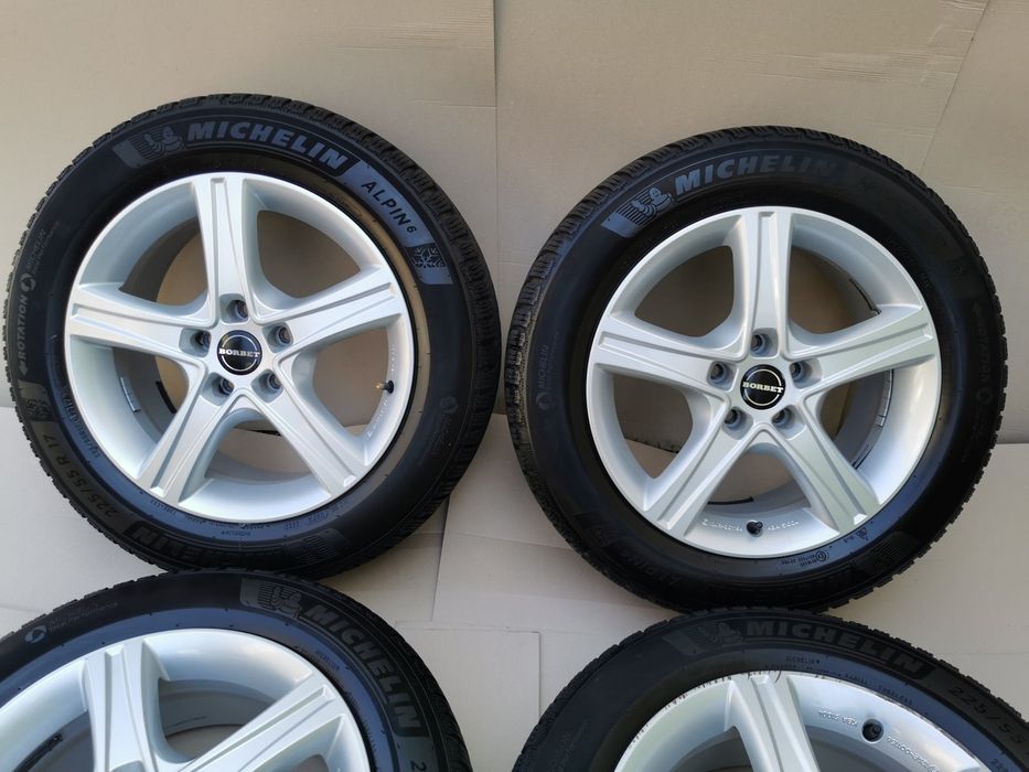 Borbet Mercedes Vito Viano V Klasse anv iarna Michelin 225/55 R17