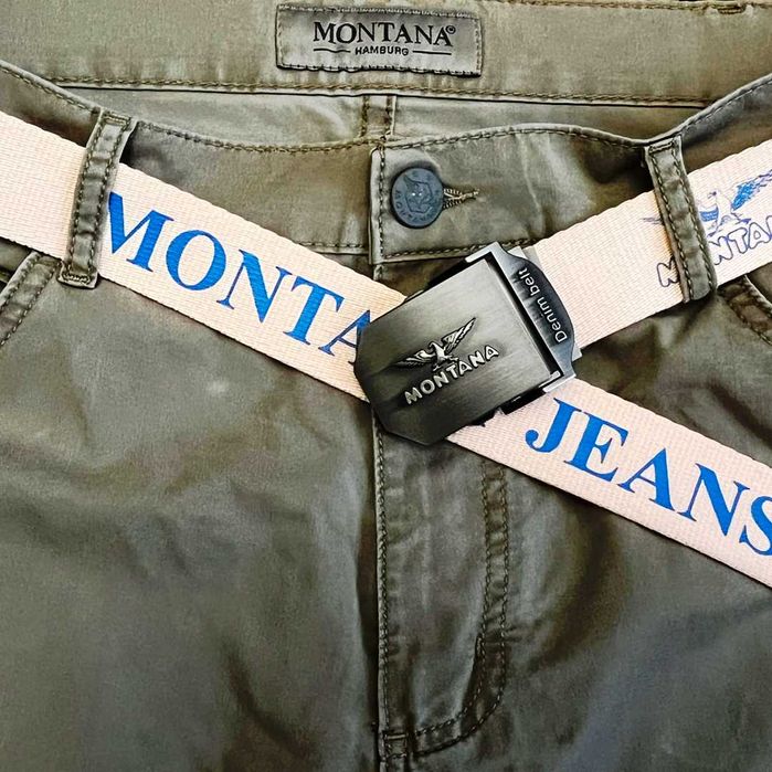 Ремень "Montana", из плотного текстильного канваса