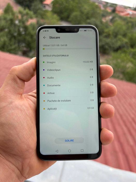 Huawei Mate 20 lite, DualSIM, Memorie 64GB, 4GB RAM, Black - FISURAT
