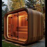 Sauna exterior premium St. Moritz
