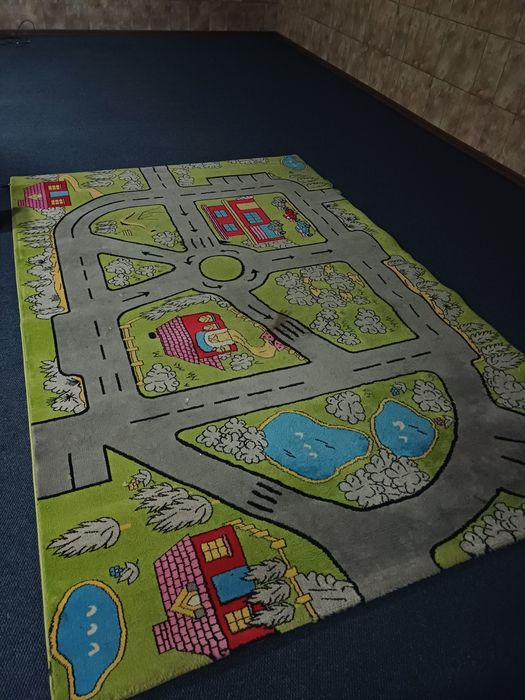 Детский ковер с дорогами