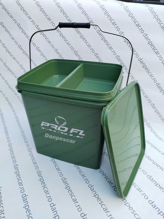 Galeata NADA din Plastic Cu Capac Pro Fl Plus Tava Accesorii 17litri