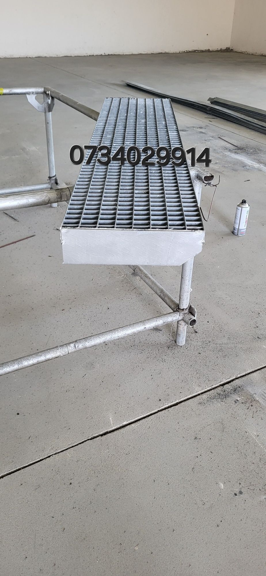 Trepte metalice zincate